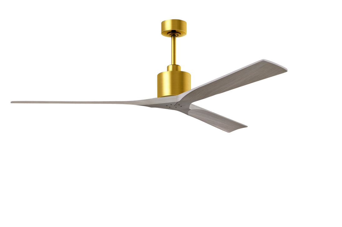 Matthews Fan Company - NKXL-BRBR-GA-72 - 72"Ceiling Fan - Nan XL - Brushed Brass