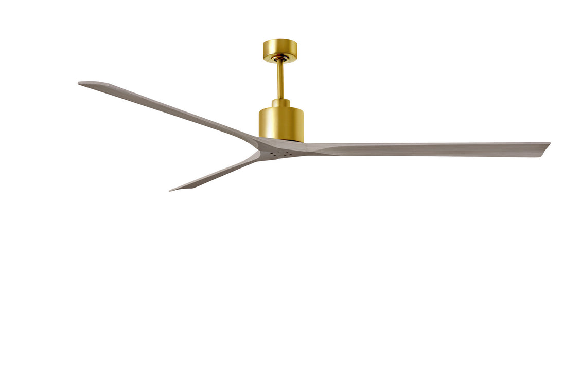 Matthews Fan Company - NKXL-BRBR-GA-90 - 90"Ceiling Fan - Nan XL - Brushed Brass