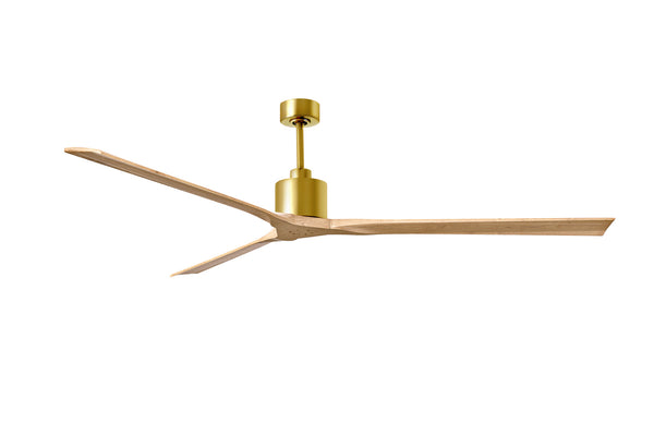 Matthews Fan Company - NKXL-BRBR-LM-90 - 90"Ceiling Fan - Nan XL - Brushed Brass