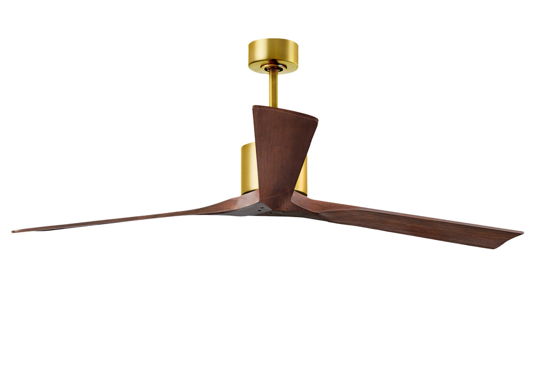 Matthews Fan Company - NKXL-BRBR-WA-72 - 72"Ceiling Fan - Nan XL - Brushed Brass