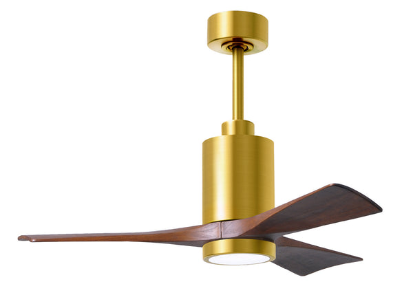 Matthews Fan Company - PA3-BRBR-WA-42 - 42"Ceiling Fan - Patricia - Brushed Brass