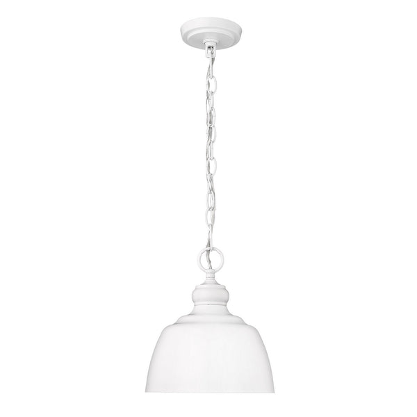 Golden - 0316-M1L WHT - One Light Mini Pendant - Holmes WHT - Matte White