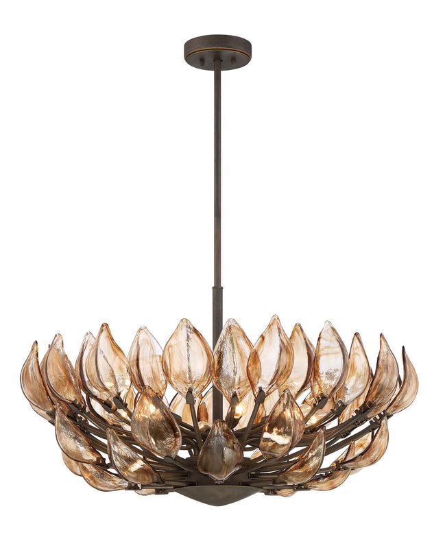 Metropolitan - N6688-874 - Eight Light Pendant - Arboles - Heritage Bronze