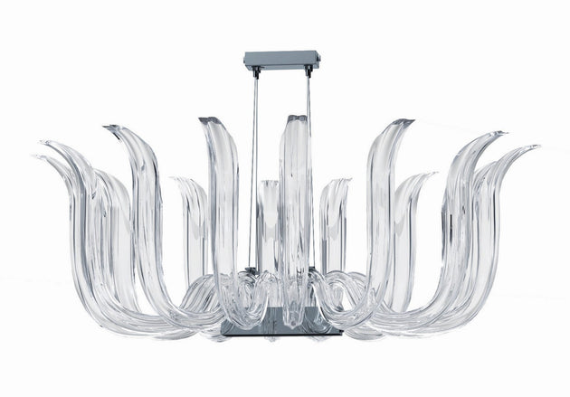 Metropolitan - N9314 - 14 Light Chandelier - Cisne - Polished Nickel