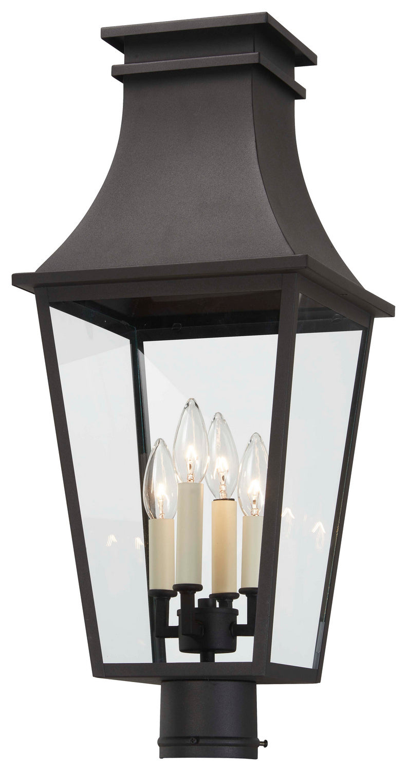 Minka-Lavery - 7995-66 - Four Light Outdoor Post Mount - Gloucester - Sand Coal