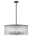 Z-Lite - 1943P26-MB - Ten Light Chandelier - Glacier - Matte Black