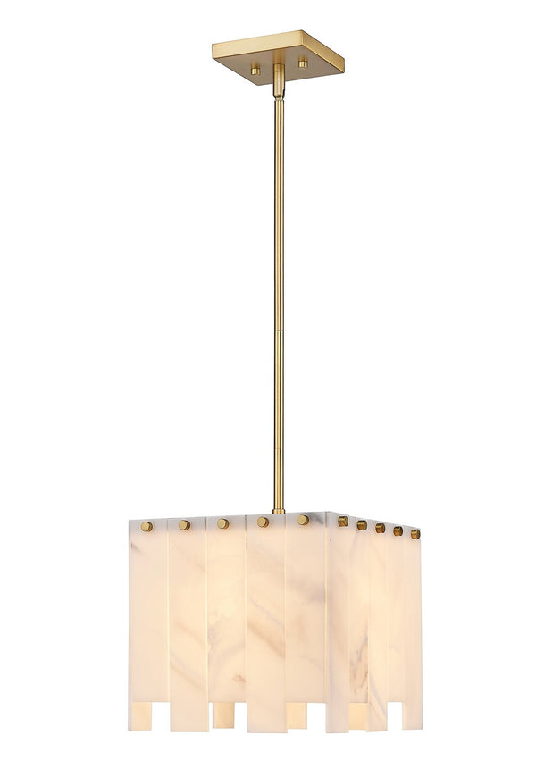 Z-Lite - 345P12-RB - One Light Pendant - Viviana - Rubbed Brass