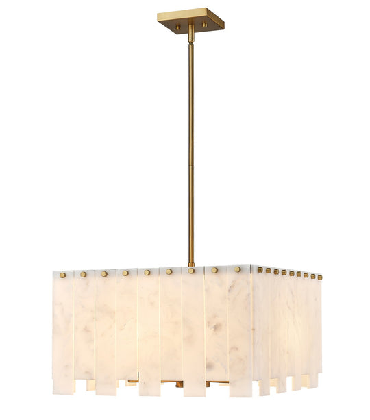 Z-Lite - 345P20-RB - Eight Light Chandelier - Viviana - Rubbed Brass