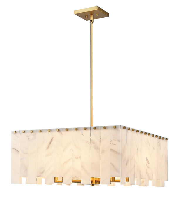 Z-Lite - 345P26-RB - Eight Light Chandelier - Viviana - Rubbed Brass