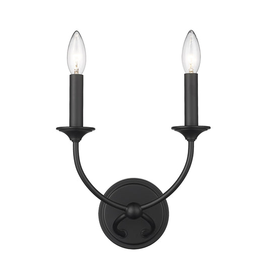 Z-Lite - 3500-2S-MB - Two Light Wall Sconce - Arabella - Matte Black