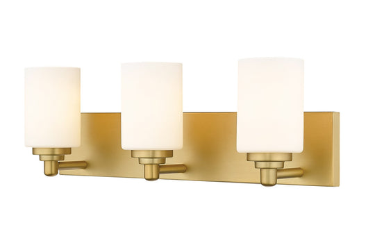 Z-Lite - 485-3V-BG - Three Light Vanity - Soledad - Brushed Gold