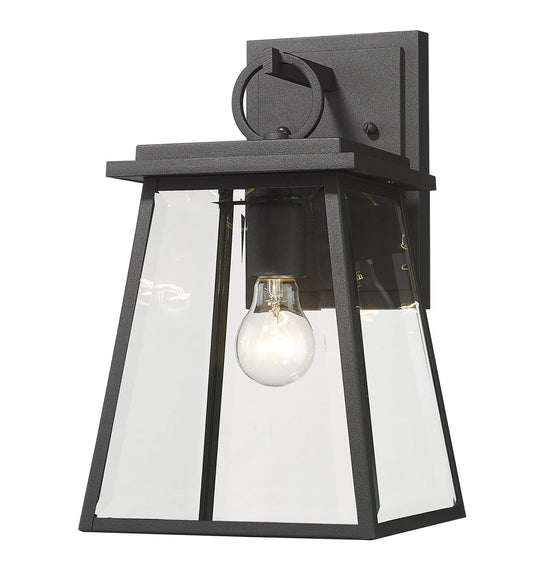 Z-Lite - 521S-BK - One Light Outdoor Wall Mount - Broughton - Black