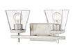 Z-Lite - 819-2V-BN - Two Light Vanity - Lauren - Brushed Nickel