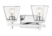 Z-Lite - 819-2V-CH - Two Light Vanity - Lauren - Chrome