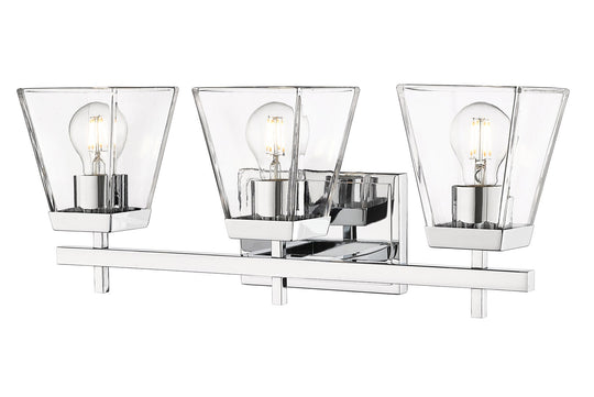 Z-Lite - 819-3V-CH - Three Light Vanity - Lauren - Chrome