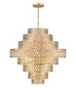 Z-Lite - 822P45-HB - 25 Light Chandelier - Dealey - Heirloom Brass