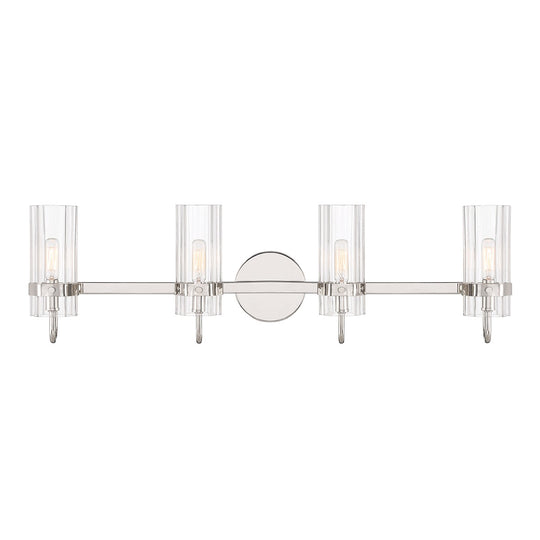 Eurofase - 45464-027 - Four Light Vanity - Brook - Polished Nickel