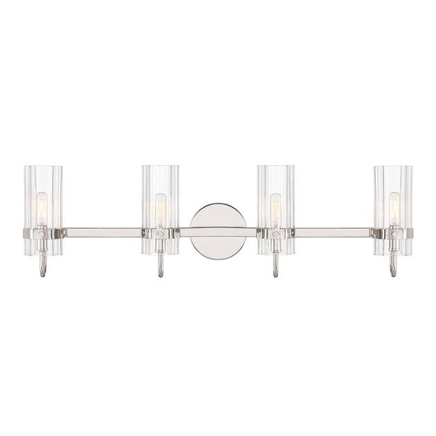 Eurofase - 45464-027 - Four Light Vanity - Brook - Polished Nickel
