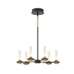 Eurofase - 45712-012 - LED Chandelier - Torcia - Black and Brass