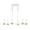 Eurofase - 45713-026 - LED Chandelier - Torcia - White and Brass