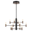 Eurofase - 46353-016 - LED Chandelier - Albany - Black and Brass