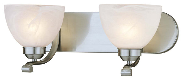 Minka-Lavery - 5422-84 - Two Light Bath - Paradox - Brushed Nickel