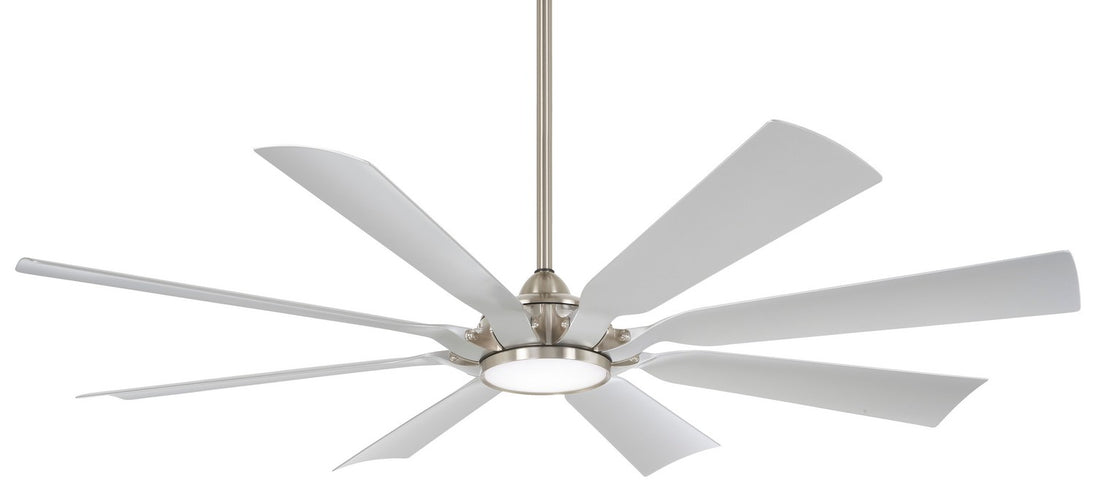 Minka Aire - F756L-BNW - 65" Ceiling Fan - Future - Brushed Nickel Wet