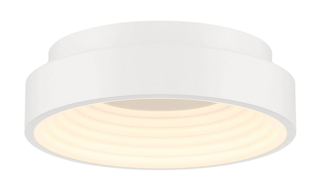 George Kovacs - P5550-44B-L - LED Flush Mount - Conc - Matte White