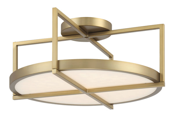 Minka-Lavery - 5615-695-L - LED Semi Flush Mount - Boada - Soft Brass