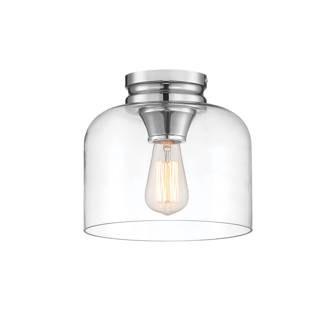 Designers Fountain - 1261-CH - One Light Flushmount - Ezra - Chrome