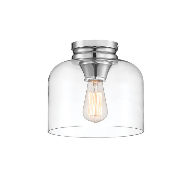 Designers Fountain - 1261-CH - One Light Flushmount - Ezra - Chrome