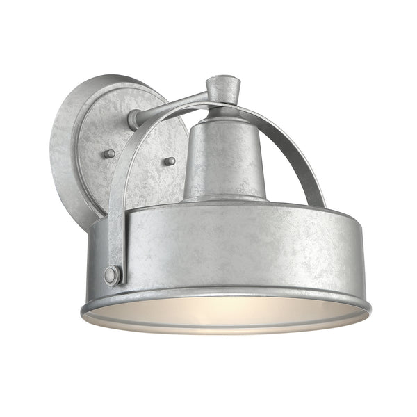 Designers Fountain - 33121-GA - One Light Wall Lantern - Portland - Galvanized