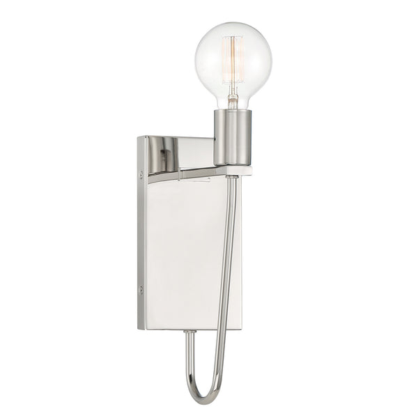 Designers Fountain - 94201-PN - One Light Wall Sconce - Ravella - Polished Nickel