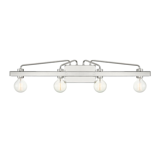 Designers Fountain - 94204-PN - Three Light Bath - Ravella - Polished Nickel