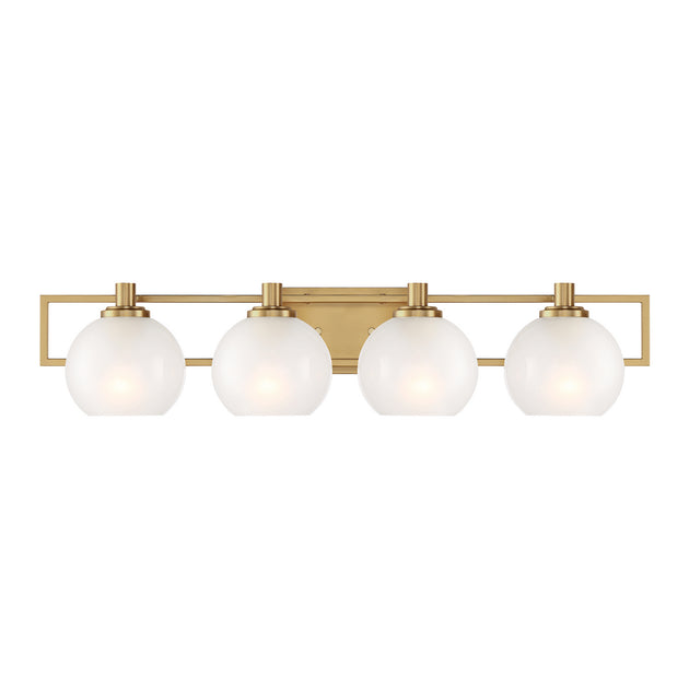 Designers Fountain - 94504-BG - Four Light Vanity - Cowen - Brushed Gold