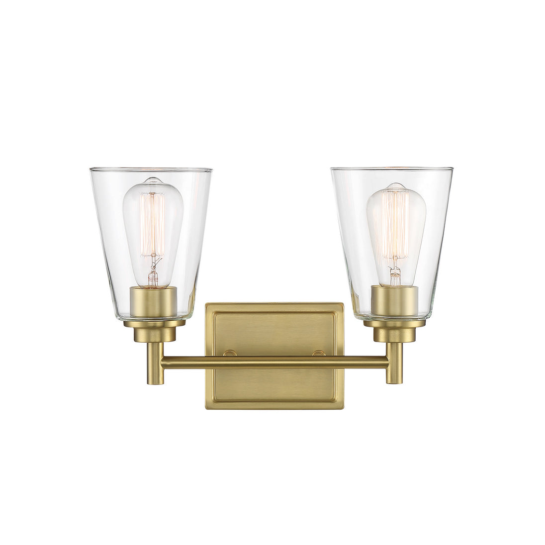 Designers Fountain - 95702-BG - Two Light Vanity - Westin - Brushed Gold