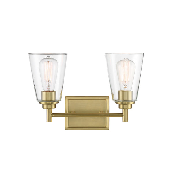 Designers Fountain - 95702-BG - Two Light Vanity - Westin - Brushed Gold