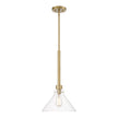 Designers Fountain - D204M-12P-BG - One Light Pendant - Willow Creek (existing DF extension) - Brushed Gold