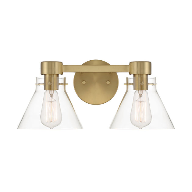 Designers Fountain - D204M-2B-BG - Two Light Vanity - Willow Creek (existing DF extension) - Brushed Gold