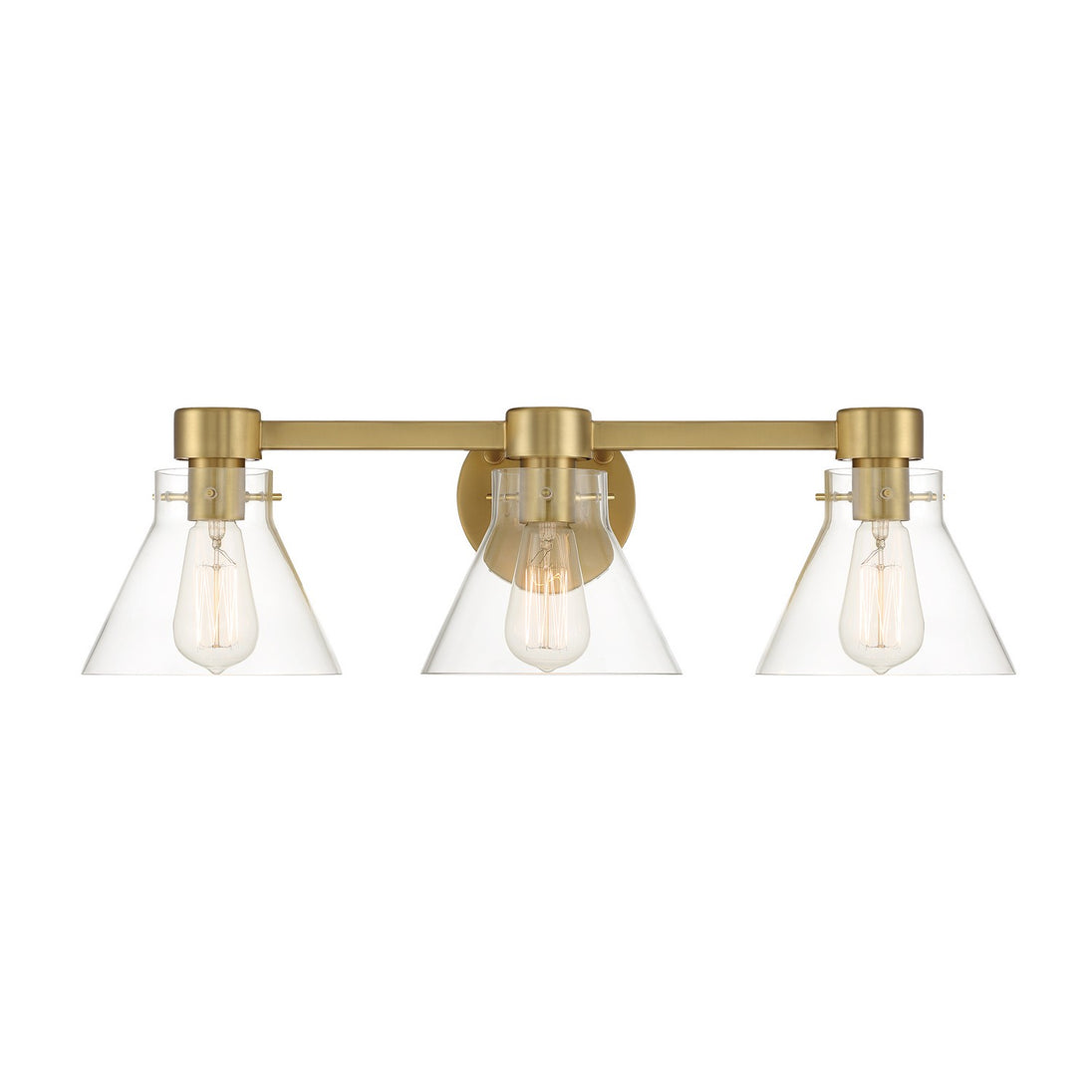 Designers Fountain - D204M-3B-BG - Three Light Vanity - Willow Creek (existing DF extension) - Brushed Gold