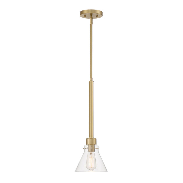 Designers Fountain - D204M-7P-BG - One Light Pendant - Willow Creek (existing DF extension) - Brushed Gold
