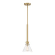 Designers Fountain - D204M-7P-BG - One Light Pendant - Willow Creek (existing DF extension) - Brushed Gold