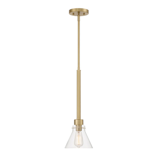 Designers Fountain - D204M-7P-BG - One Light Pendant - Willow Creek (existing DF extension) - Brushed Gold