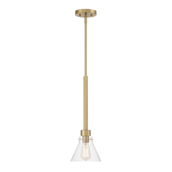 Designers Fountain - D204M-7P-BG - One Light Pendant - Willow Creek (existing DF extension) - Brushed Gold