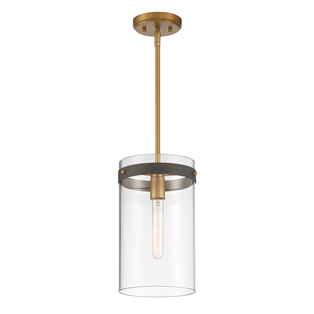 Designers Fountain - D227M-7P-OSB - One Light Pendant - Reflecta - Old Satin Brass