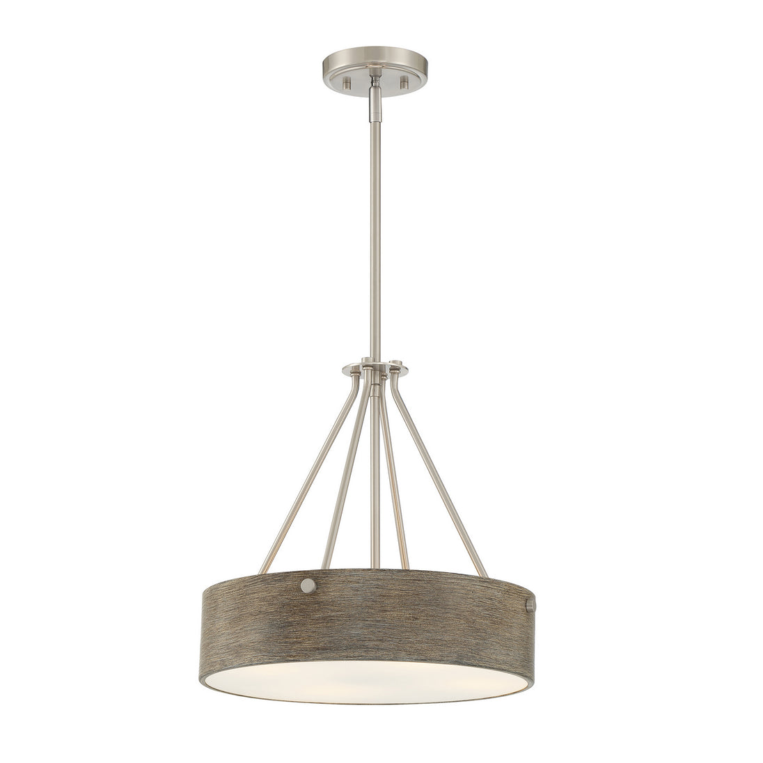 Designers Fountain - D228M-16P-BN - Three Light Pendant - Erba - Brushed Nickel