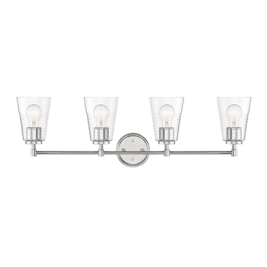 Designers Fountain - D230M-4B-PN - Four Light Vanity - Ingo - Polished Nickel