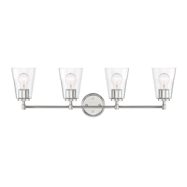 Designers Fountain - D230M-4B-PN - Four Light Vanity - Ingo - Polished Nickel