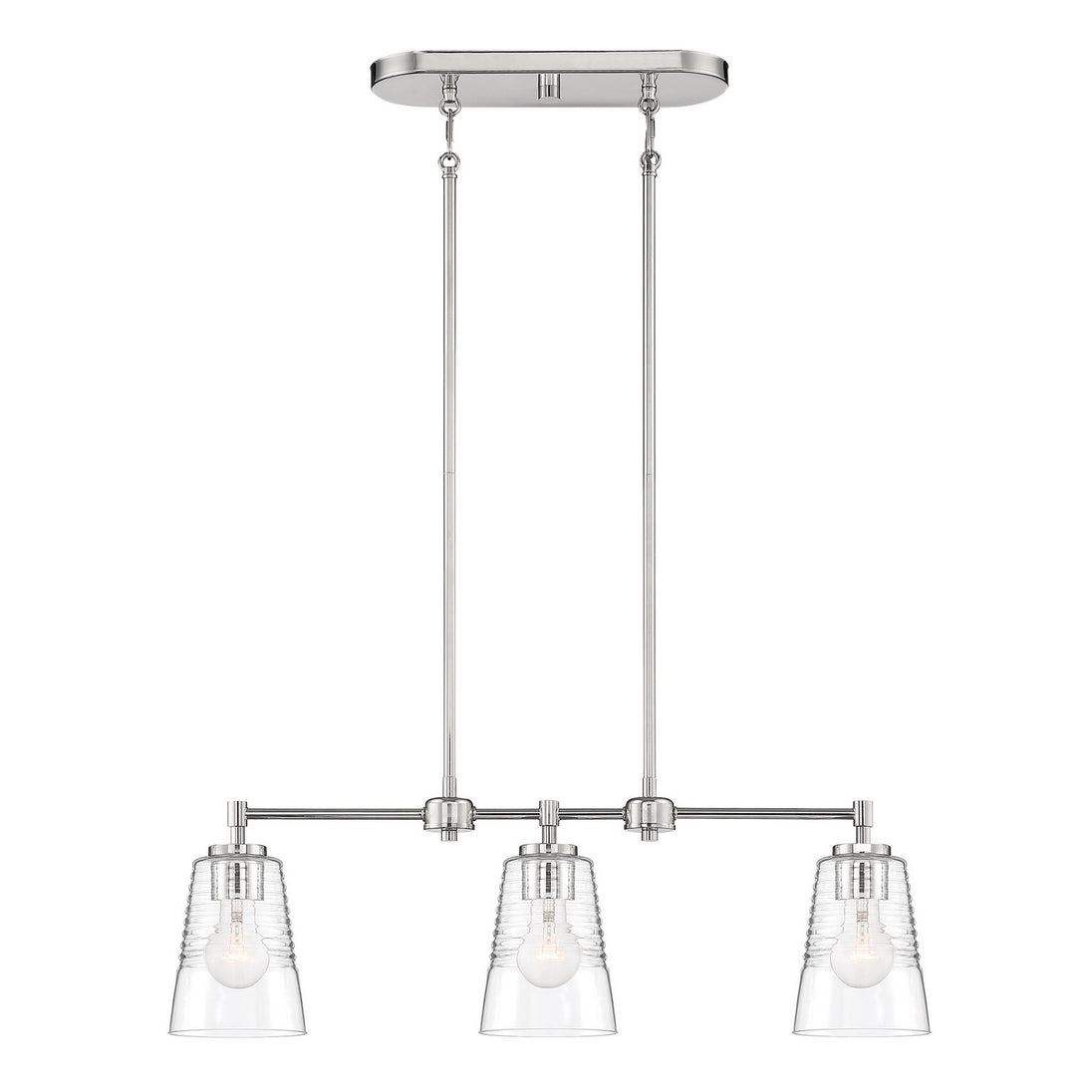 Designers Fountain - D230M-IS-PN - Three Light Island Pendant - Ingo - Polished Nickel