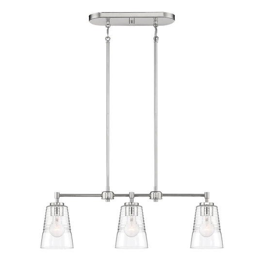 Designers Fountain - D230M-IS-PN - Three Light Island Pendant - Ingo - Polished Nickel